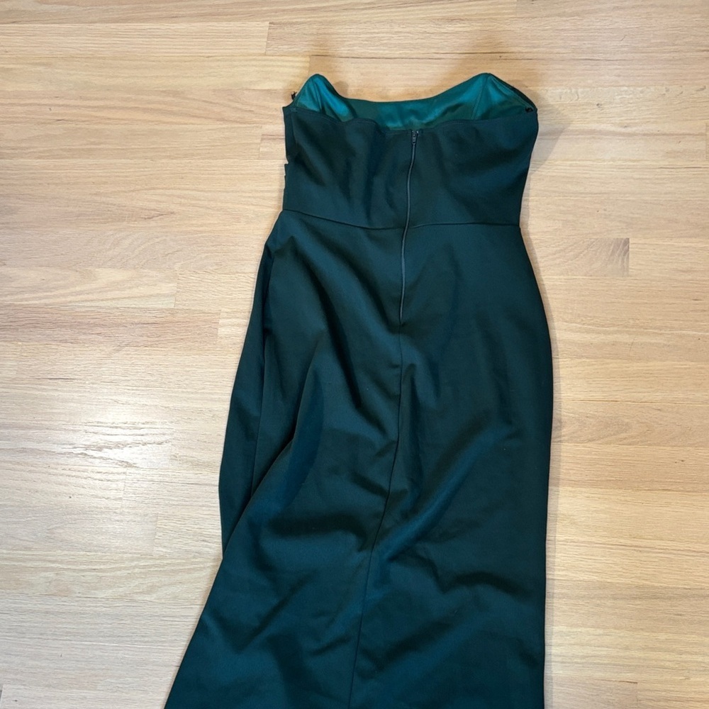 Windsor Strapless Emerald Dress -58sku - Picture 6 of 7